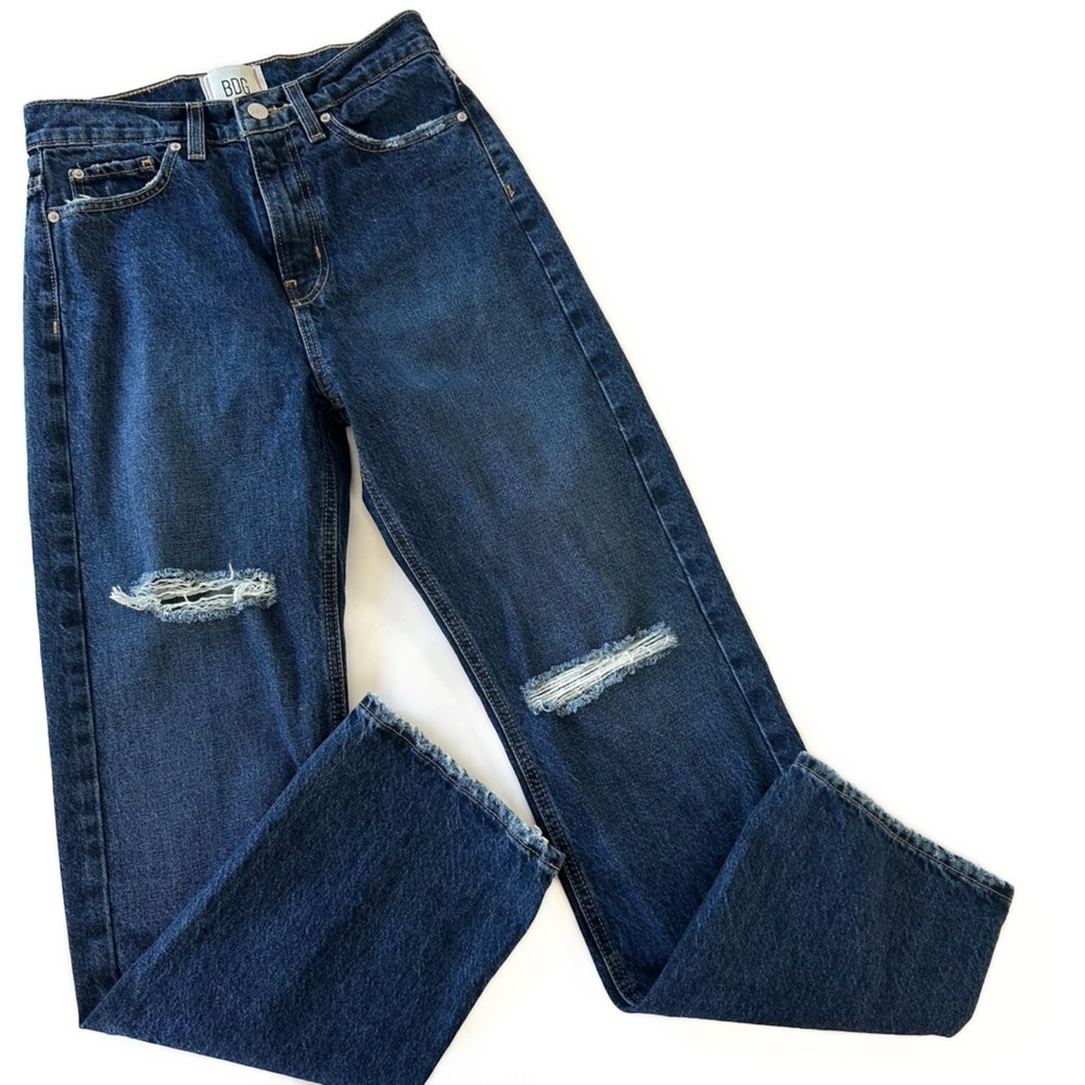 Urban Outfitters BDG Women’s 26 Cowboy Distressed Relaxed Jeans - Picture 1 of 6